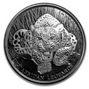 2017 Republic of Ghana 1 oz Silver 5 Cedi African Leopard BU 2017 Republic of Ghana 1 oz Silver 5 Cedi African Leopard BU